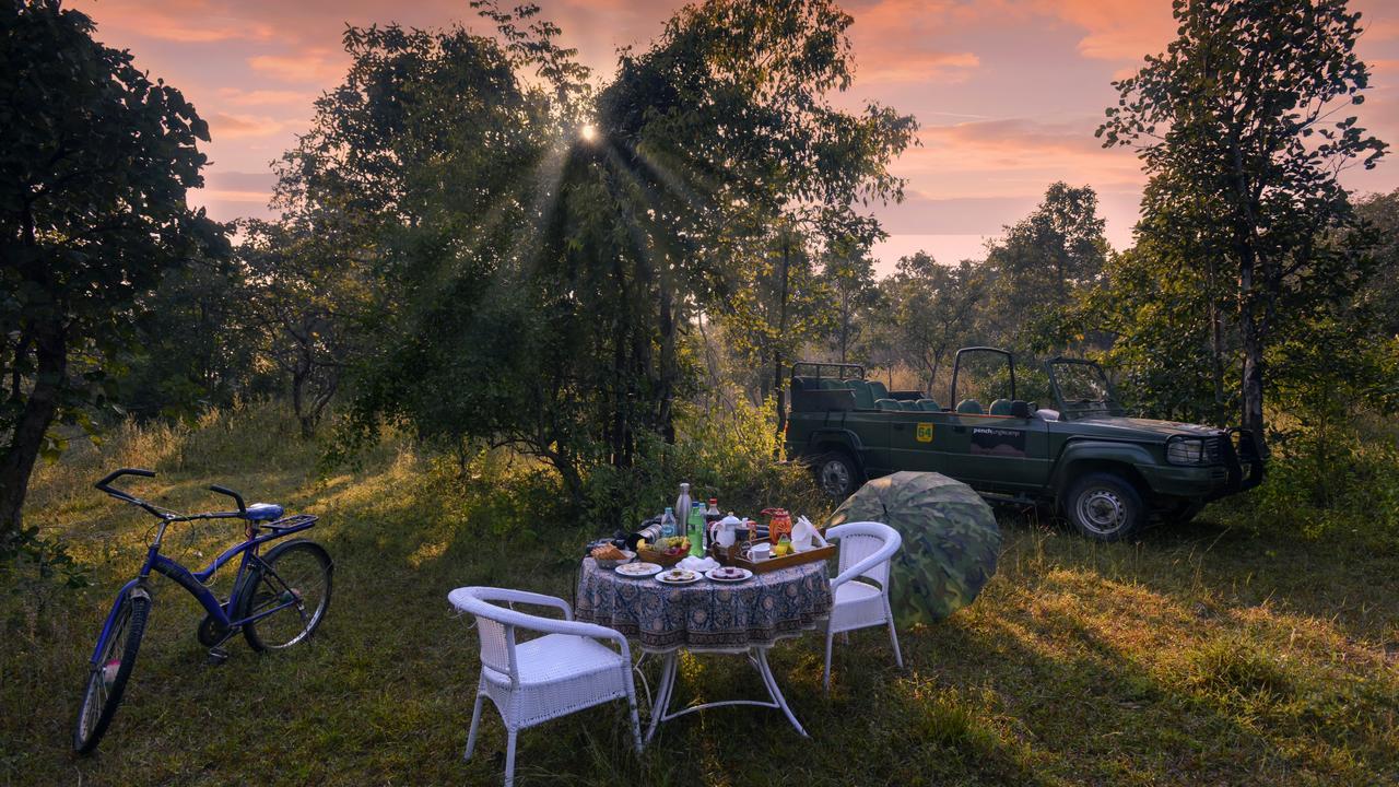 Pench Jungle Camp Otel Khawāsa Dış mekan fotoğraf