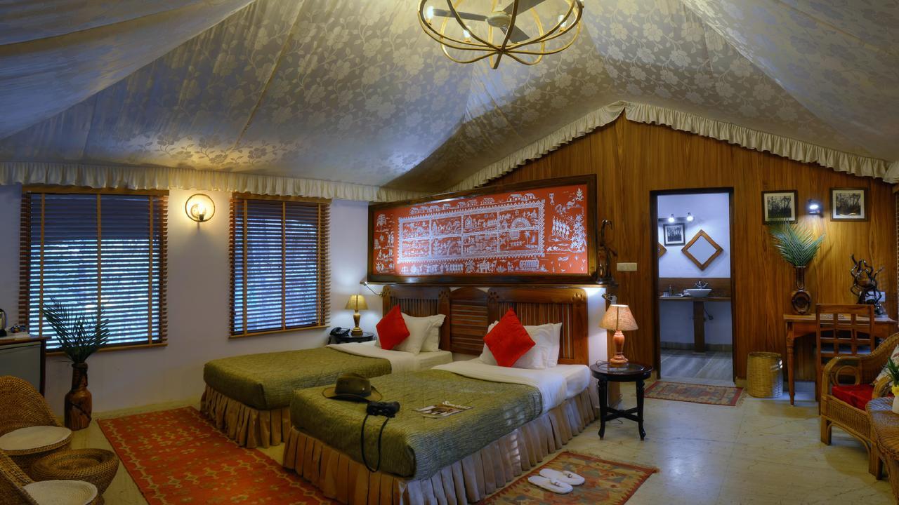 Pench Jungle Camp Otel Khawāsa Dış mekan fotoğraf