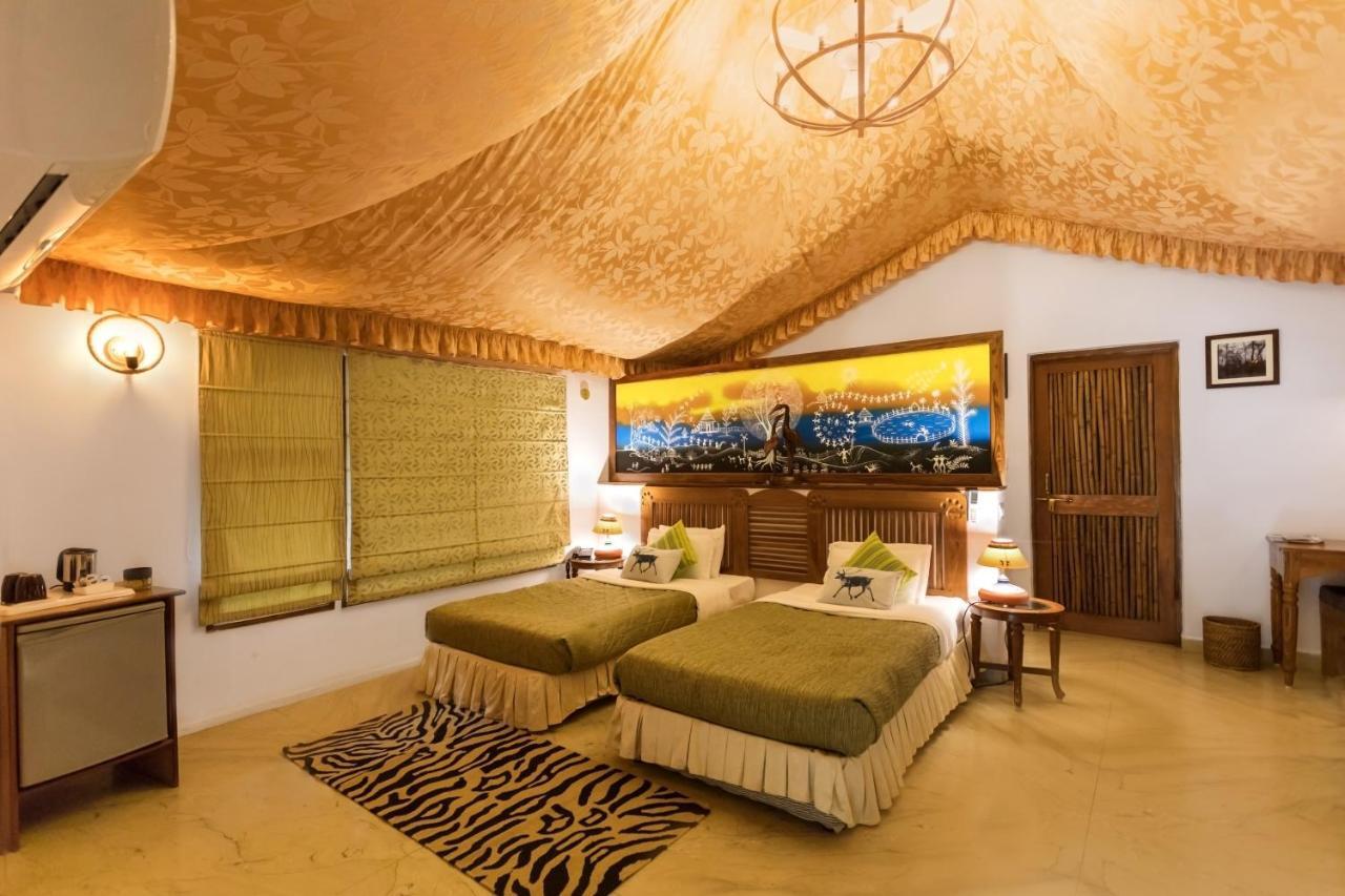 Pench Jungle Camp Otel Khawāsa Dış mekan fotoğraf